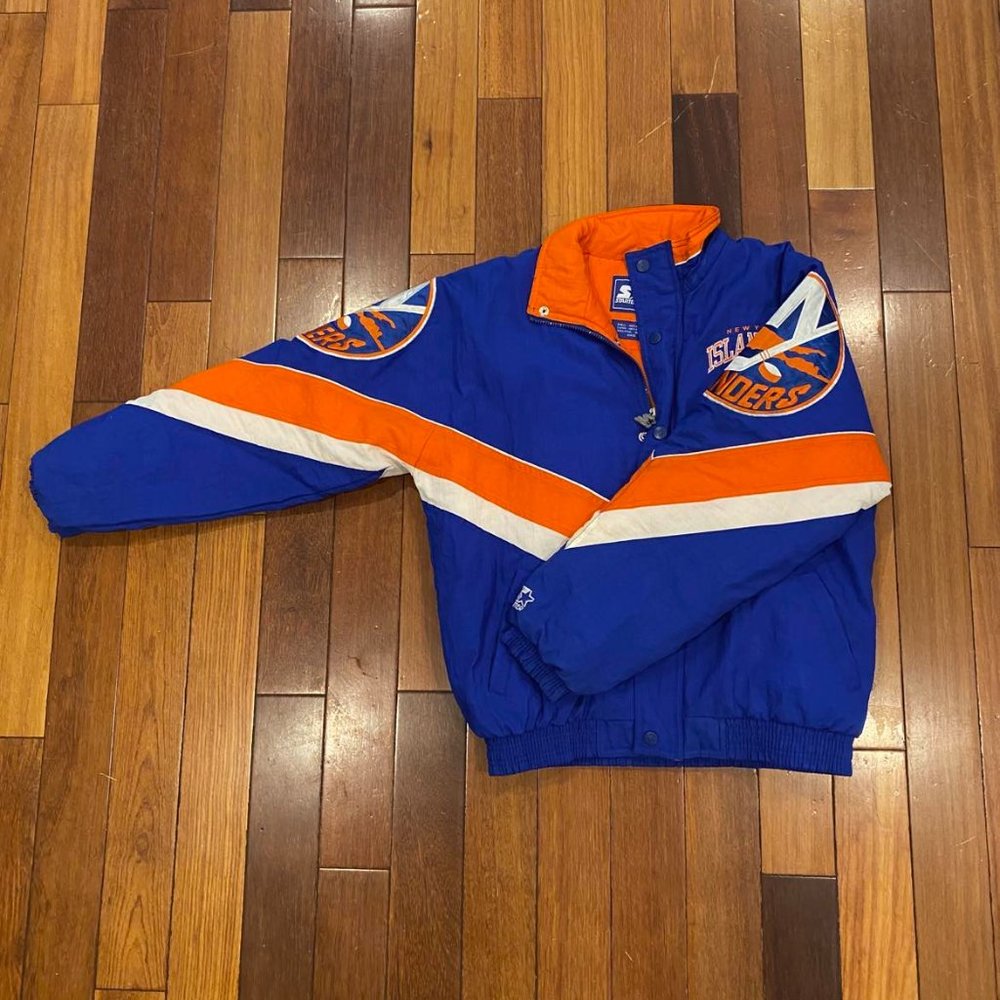 New York Islanders Vintage Starter Jacket - Men's M